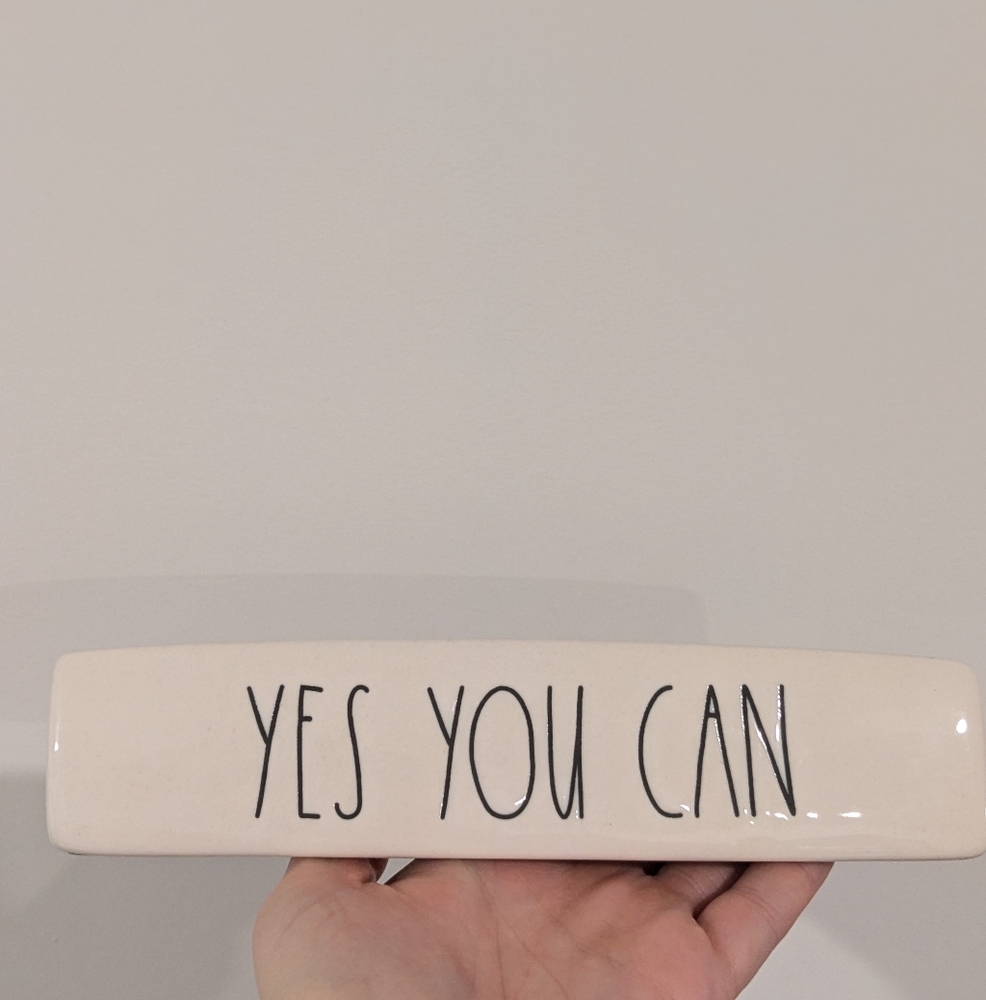 Rae Dunn Motivational Desk Sign